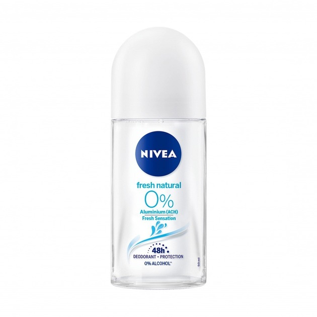 NIVEA Fresh Natural 0% Aluminium Deo Roll-On