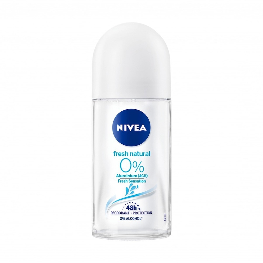 NIVEA Fresh Natural 0% Aluminium Deo Roll-On Deodorant 50 ml Damen