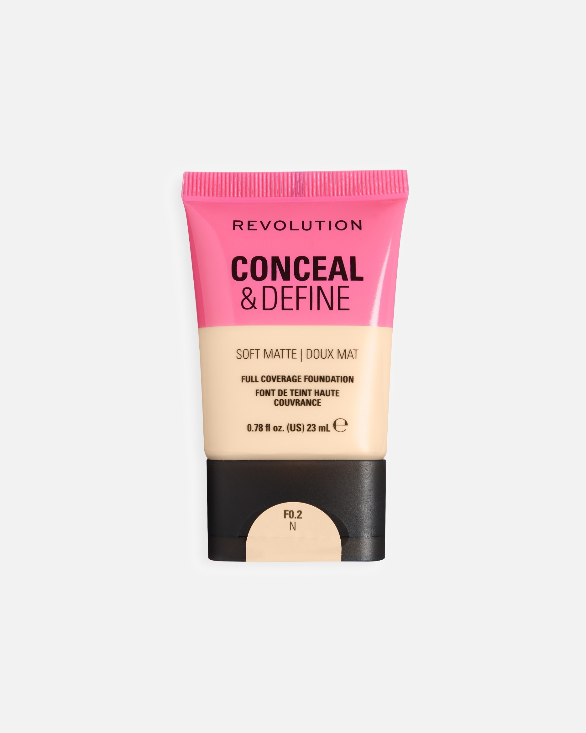 Foundation für Unisex REVOLUTION Conceal and Define Soft Matte Tube 23 ml