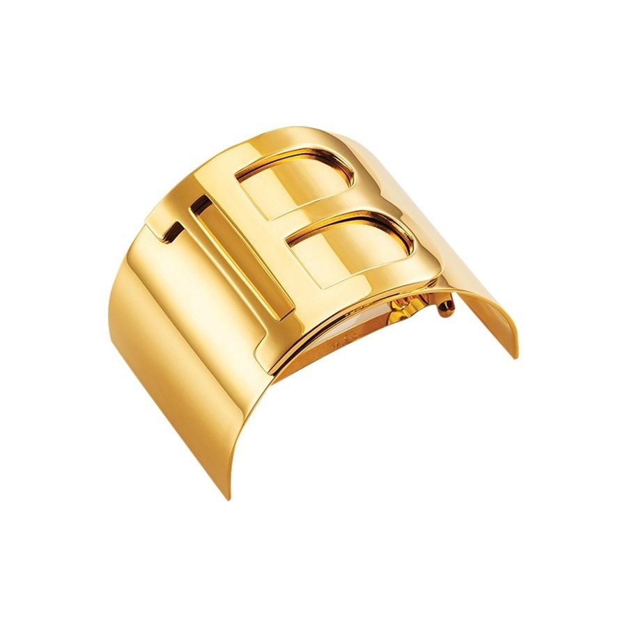 Balmain Hair Gold Plated Clip Logo Haarclips