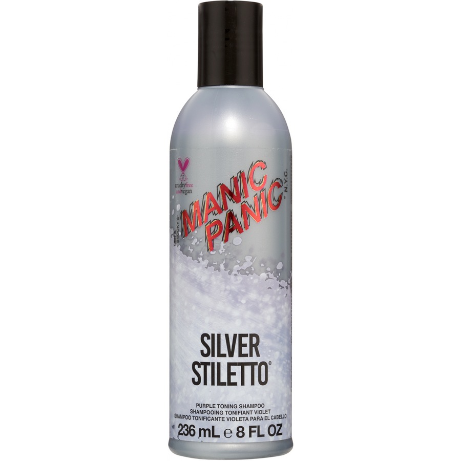 Manic Panic Silver Stiletto Purple Toning Shampoo 236 ml