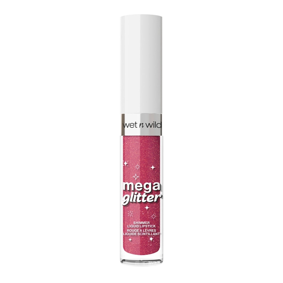 wet n wild Mega Glitter Shimmer Liquid Lipstick Lippenstift PINK FUTURE 2.8 ml Rosegold