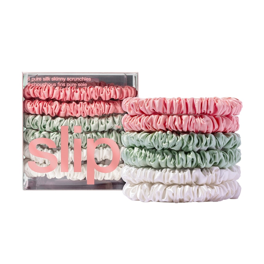 Slip pure silk skinny scrunchies Haarschmuck 2x Rosa + Weiße 2 Mint