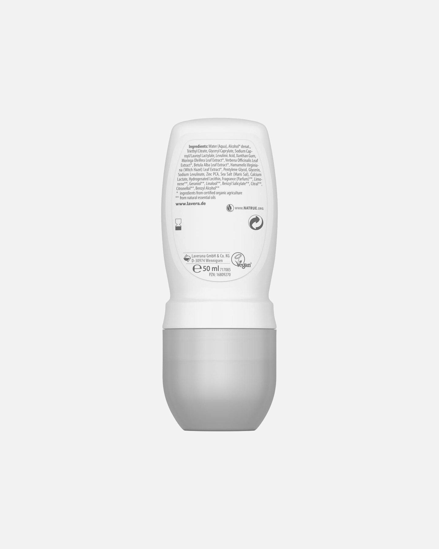 Deodorant für Unisex lavera Body Care Natural & Invisible 50 ml