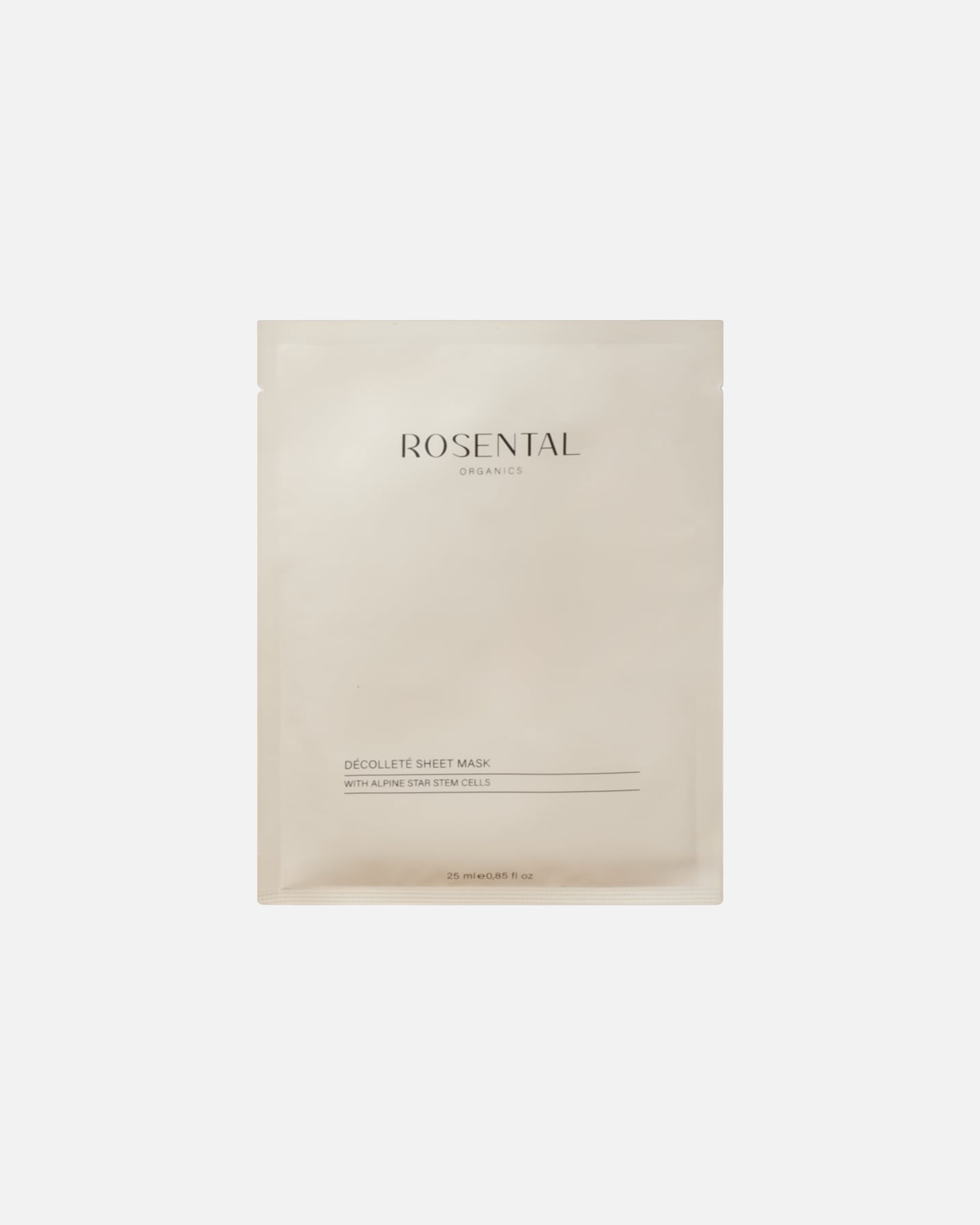 Dekolletépflege für Unisex Rosental Organics Décolleté Sheet Mask 25 ml