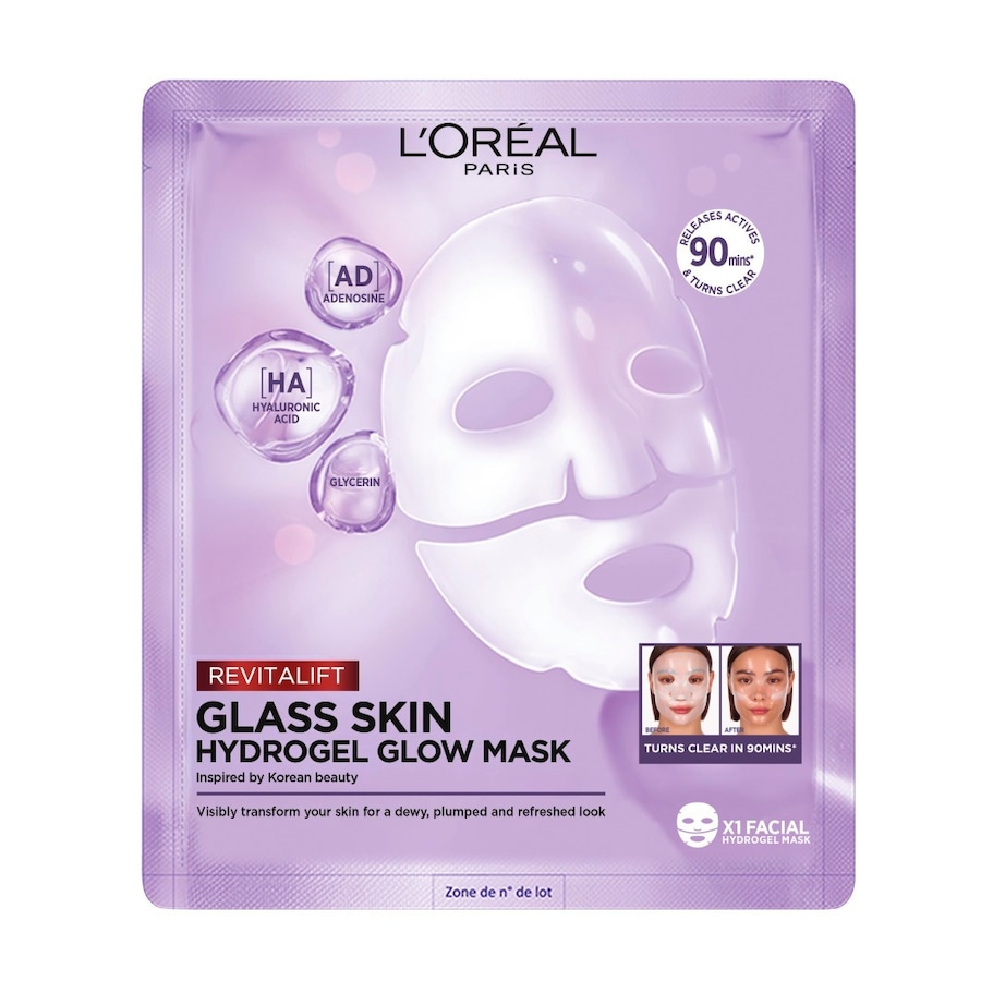 L’Oréal Paris Elseve Glass Skin Hydrogel Glow Tuchmaske