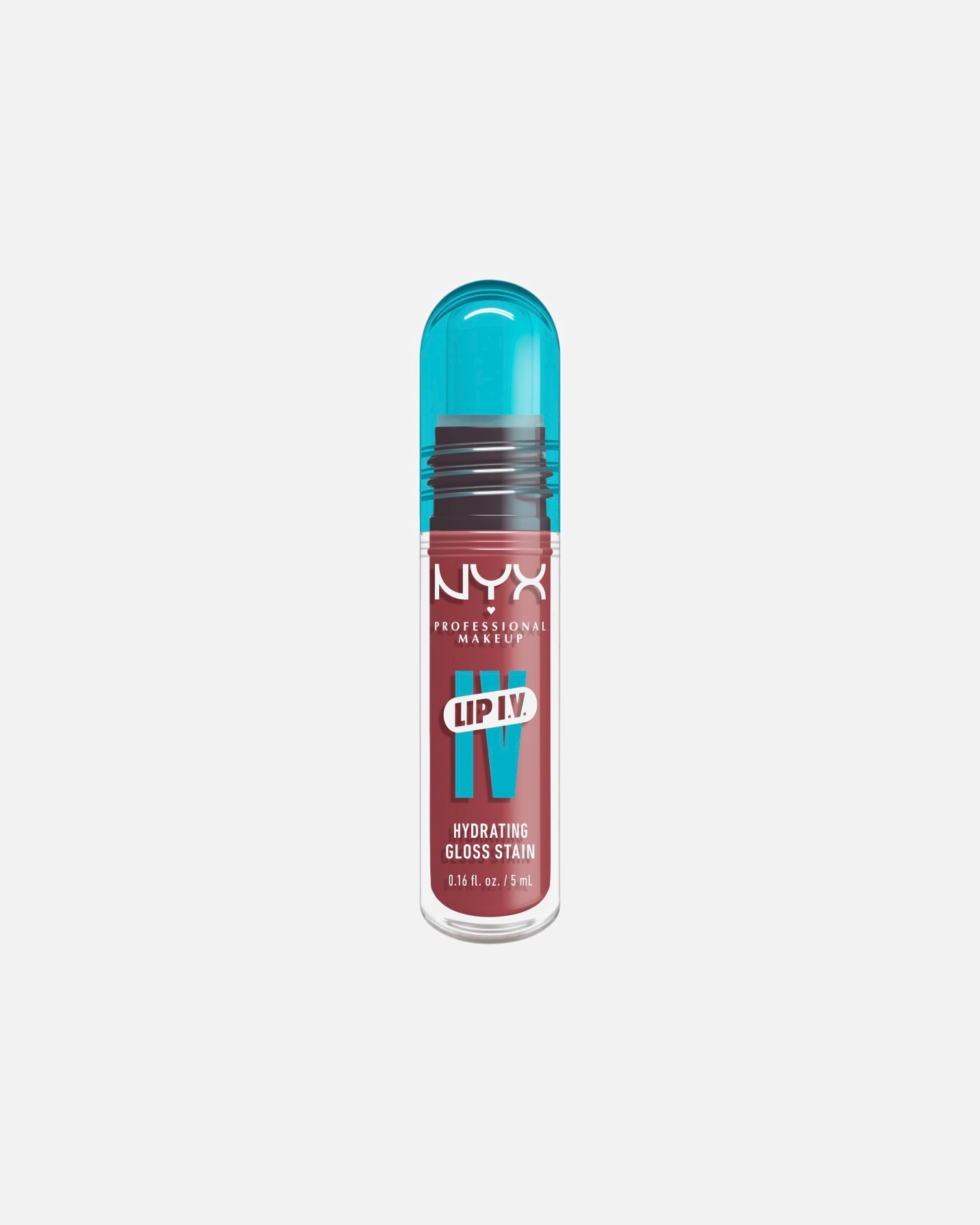 Lipgloss für Unisex NYX Professional Makeup Default Brand Line Lip IV Gloss Serum feuchtigkeitsspendend PETAL POURIN'