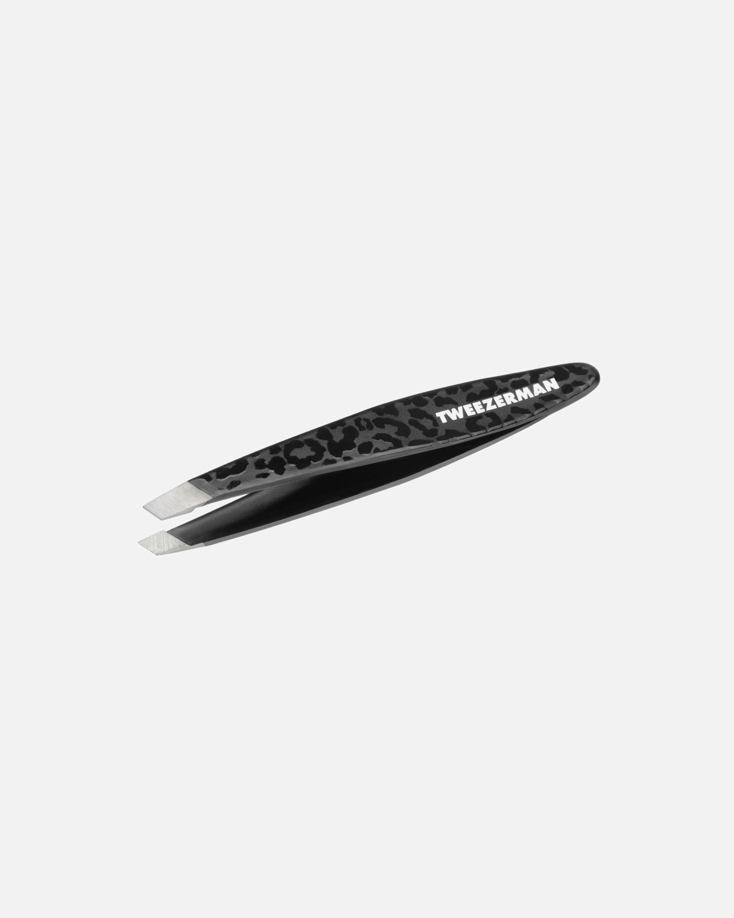 Pinzette für Unisex Tweezerman Slant Tweezer - Black Leopard BLACK
