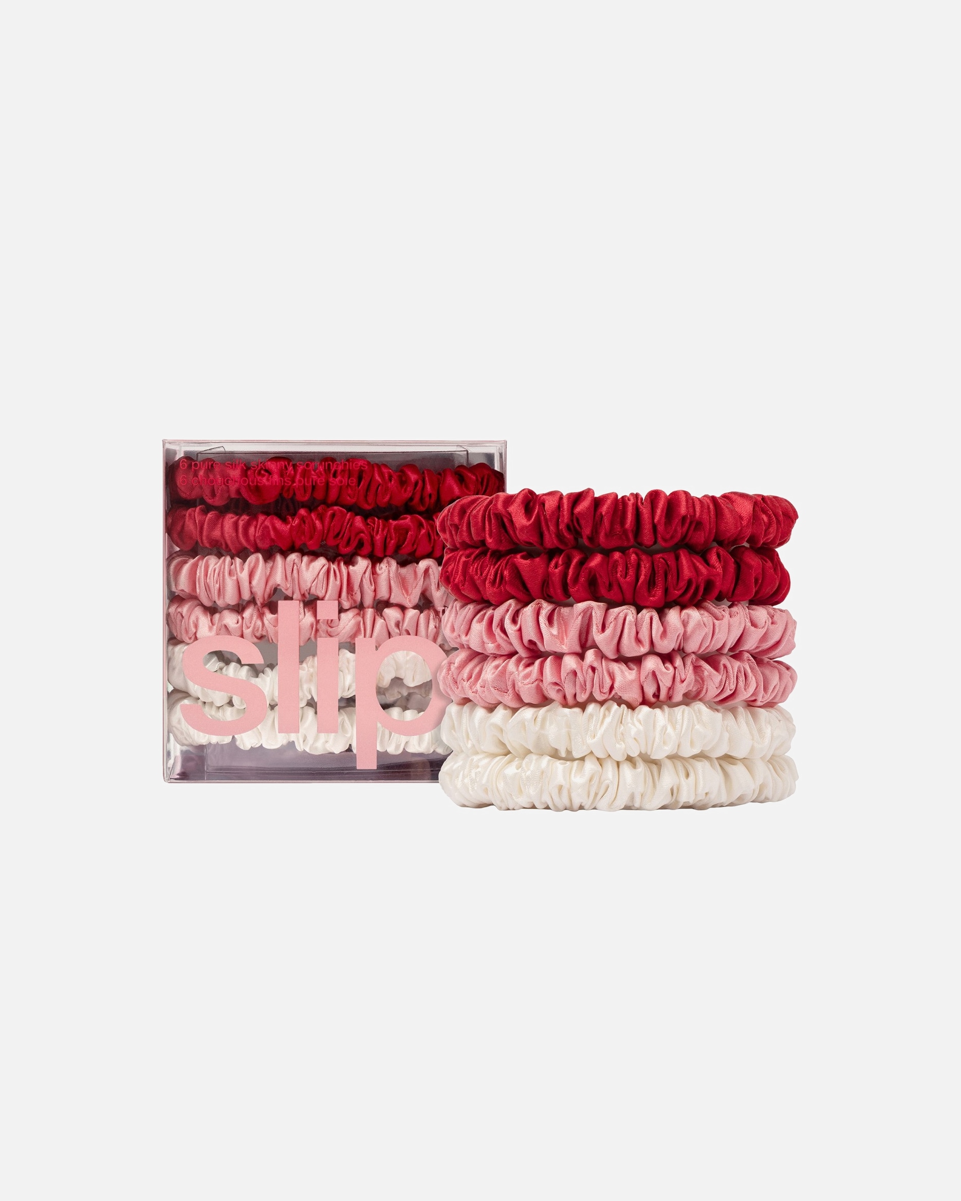 Haarschmuck für Unisex Slip Schmale Scrunchie, reine slip-Seide - Sweetie 1 Stück