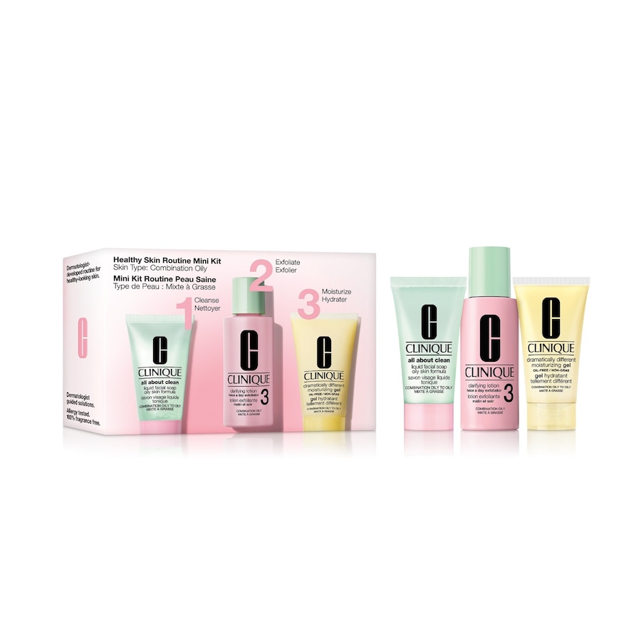Clinique 3-Phasen-Systempflege Healthy Skin Routine Mini Kit Gesichtspflegeset