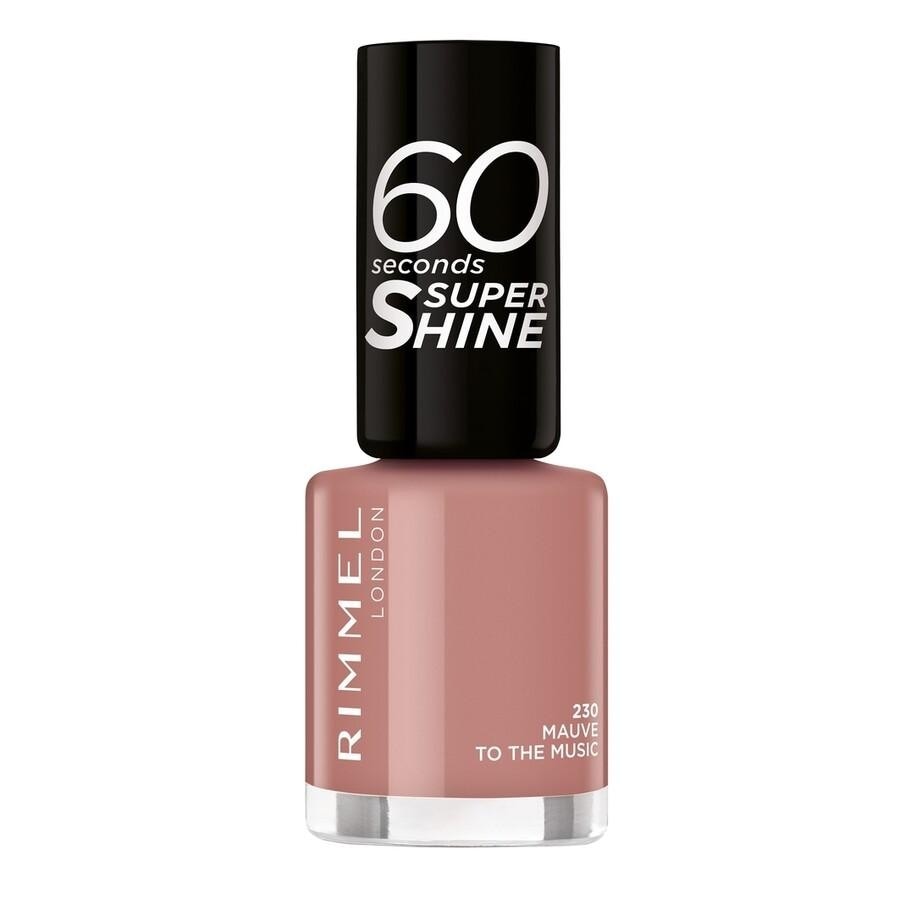 Rimmel London 60 Sekund szybkoschnący lakier do paznokci nr 130 Caramel Candy, 8ml Nagellack 8 ml Rosegold Damen