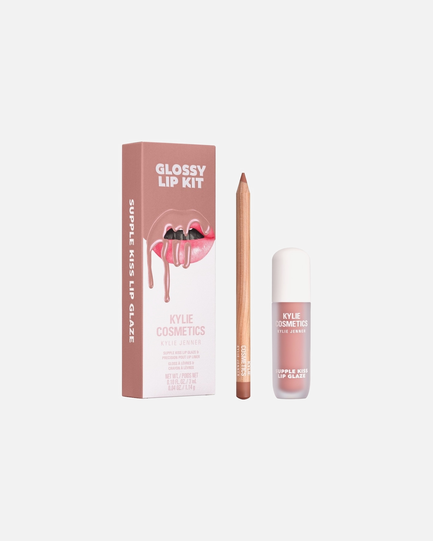 Lippen Make-up Set für Weiblich KYLIE COSMETICS Glossy Lip Kit 717 - COCONUT