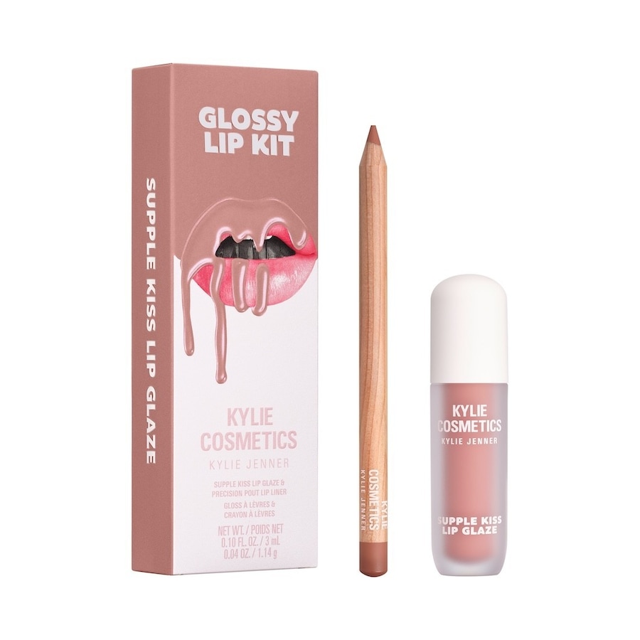 KYLIE COSMETICS Glossy Lip Kit Lippen Make-up Set 717 - COCONUT 1 g Rosegold