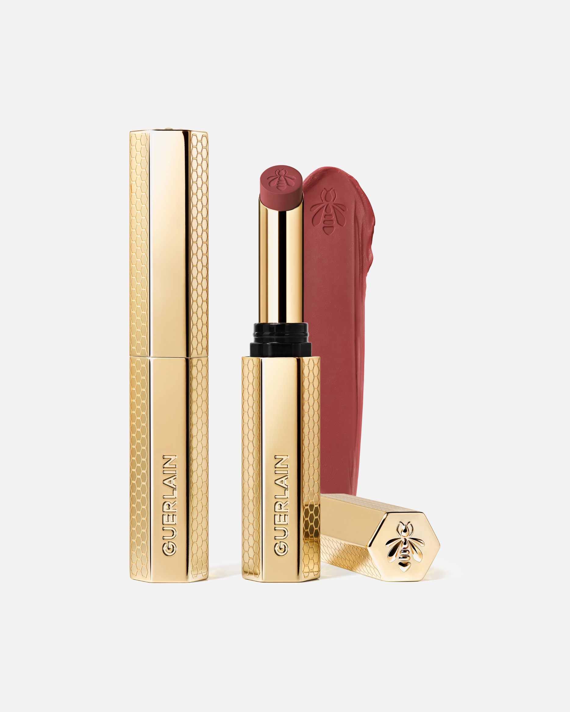 Blush für Weiblich Guerlain KissKiss Der kussfeste Lippenstift mit Honig 396 PEONY KISS