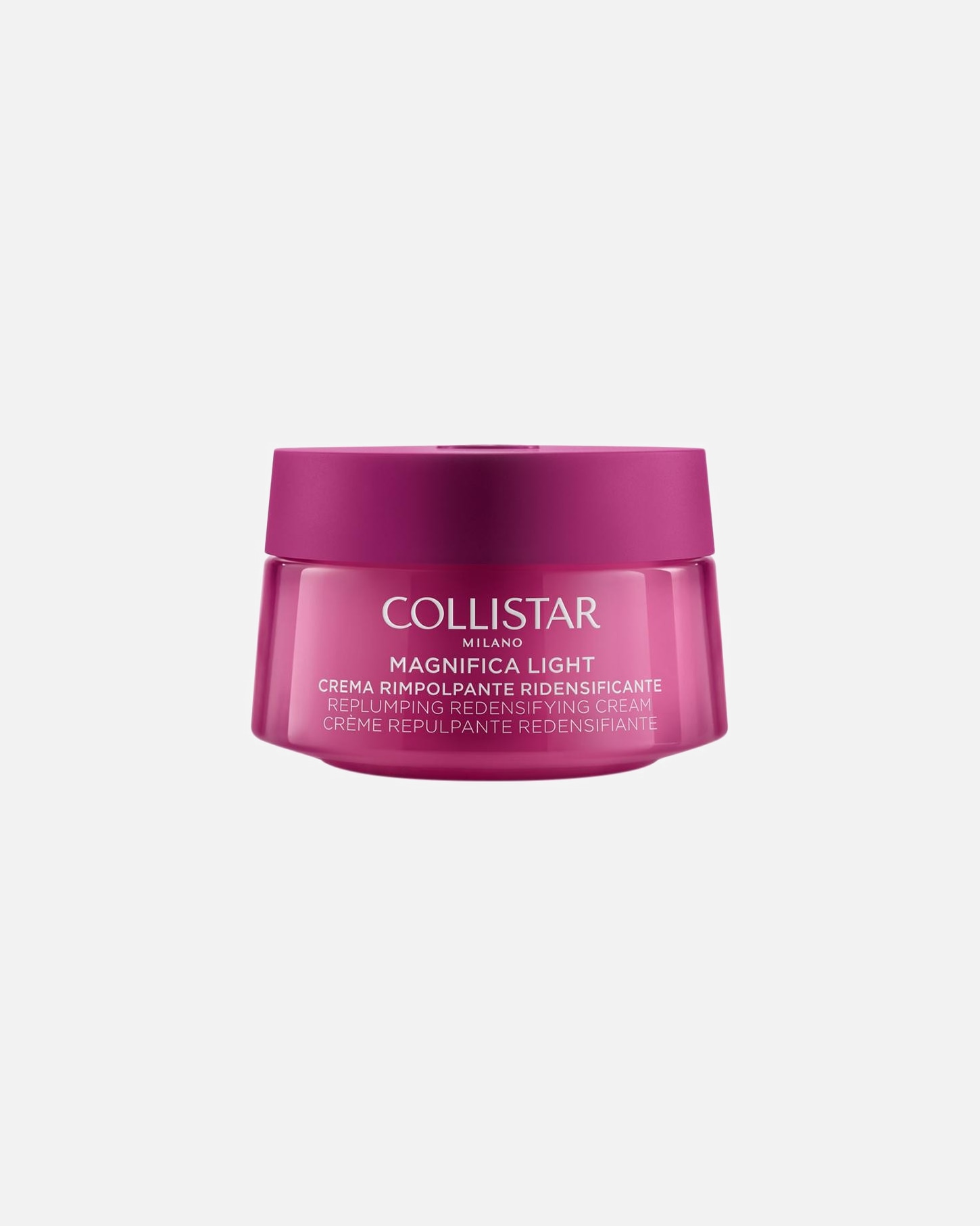 Nachtcreme für Unisex Collistar Magnifica Light Replumping RedensLight Replumping Redensifying Creamifying Cream Gesicht und Hals 50 ml