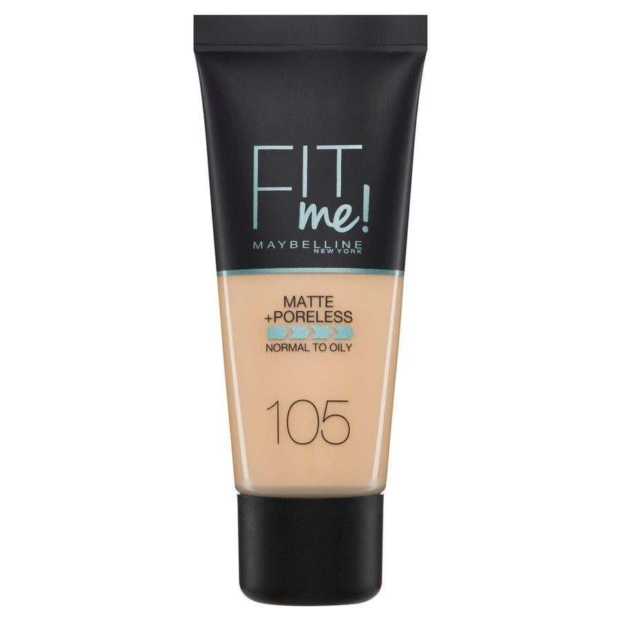 Maybelline Fit Me Matte & Poreless Foundation 105 Natural Ivory 30 ml Nude