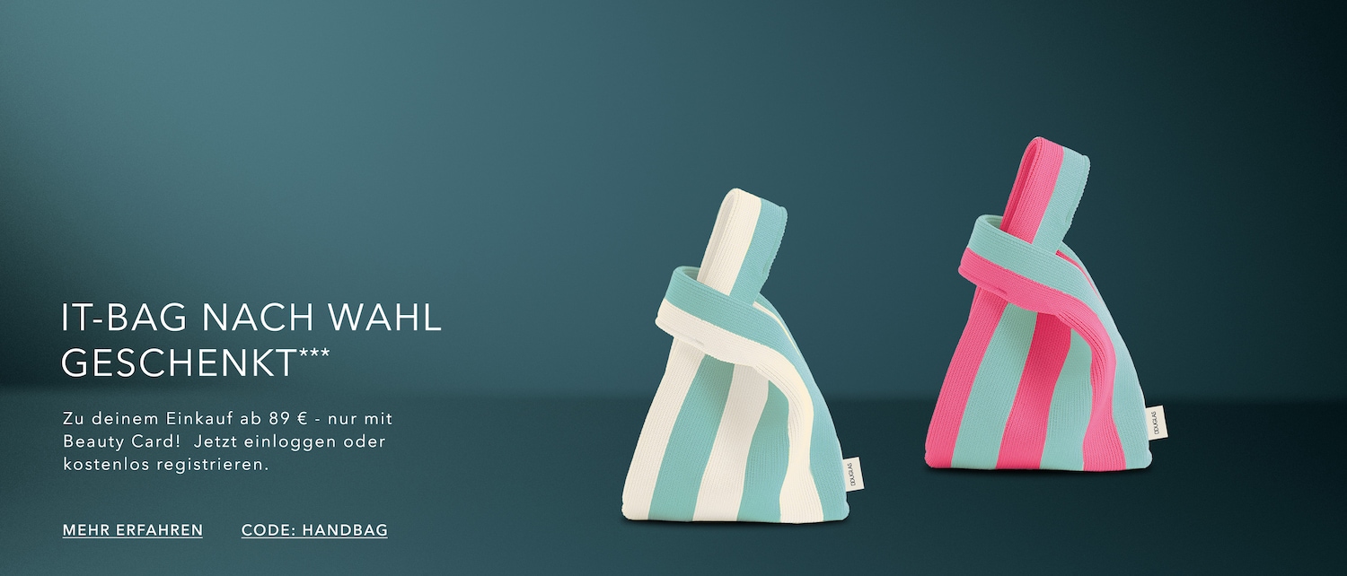 Entdecke die IT-Bag nach Wahl als Geschenk zu deinem Einkauf ab 89 € mit der Beauty Card! Jetzt einloggen oder kostenlos registrieren.