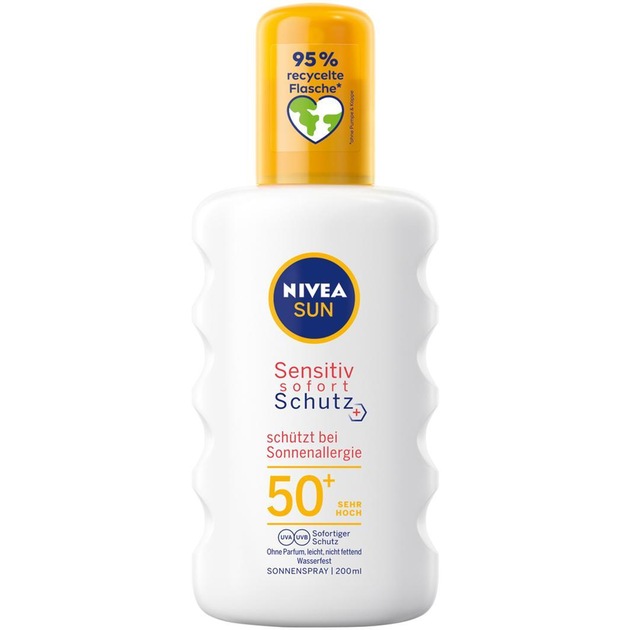 NIVEA NIVEA SUN Sensitiv Sofort-Schutz Anti-Sonnenallergie Spray LSF 50