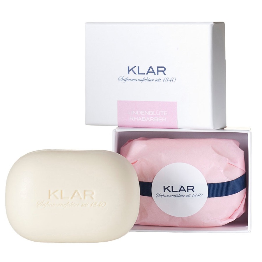 Klar Seifen Seife Lindenblüte & Rhababer Körperpflegeset 135 g