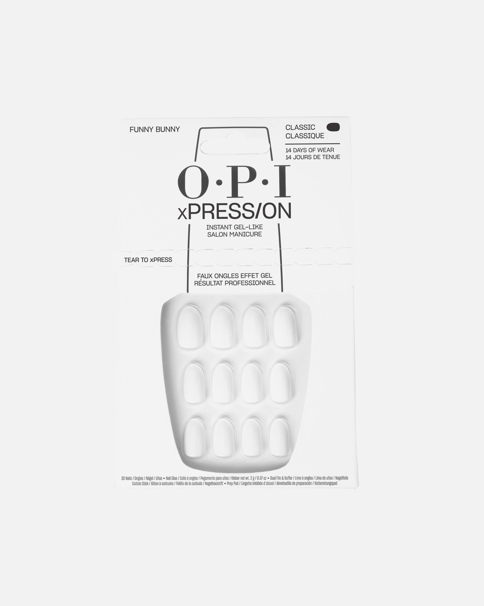 Kunstnägel für Unisex OPI xPRESS/ON Press-On Nägel Funny Bunny