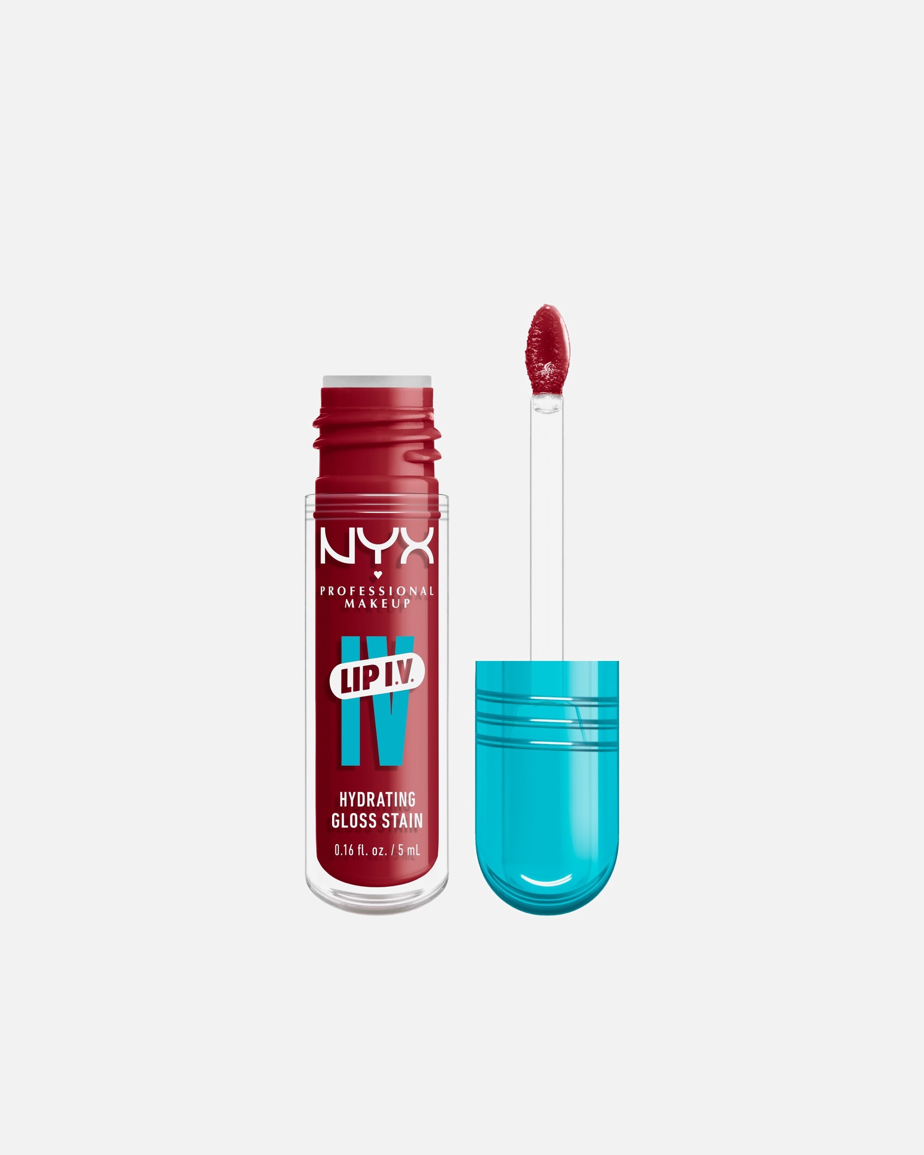 Lipgloss für Unisex NYX Professional Makeup Default Brand Line Lip IV Gloss Serum feuchtigkeitsspendend 10 - BERRY THIRSTY