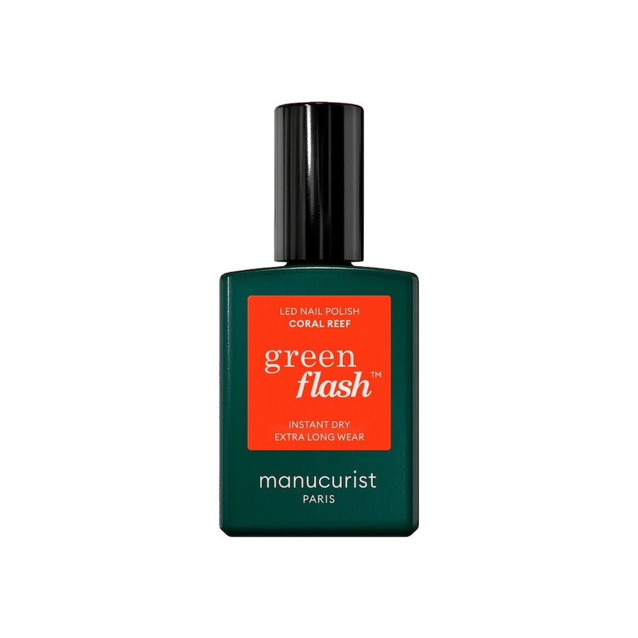 manucurist green flash LED gel Nagellack FA4031 - ORANGE 15 ml Rot