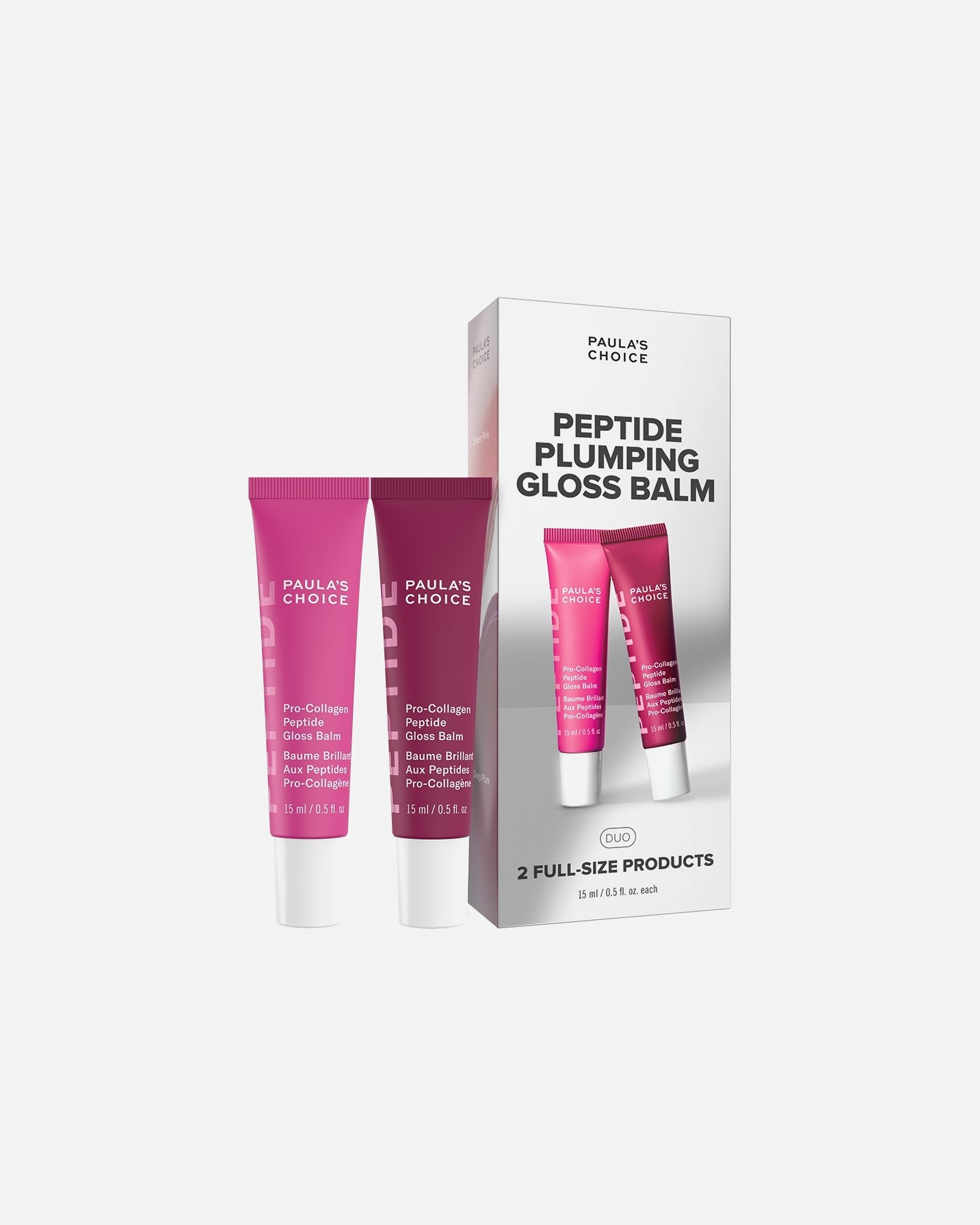 Lippen Make-up Set für Unisex Paula's Choice Default Brand Line Peptide Gloss Balm Duo 1 Stück