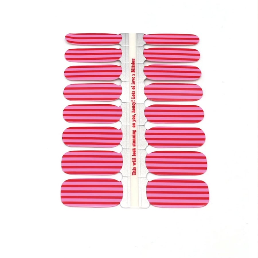 Blitsbee Nail Sticker Sugar Stripes Nagelsticker