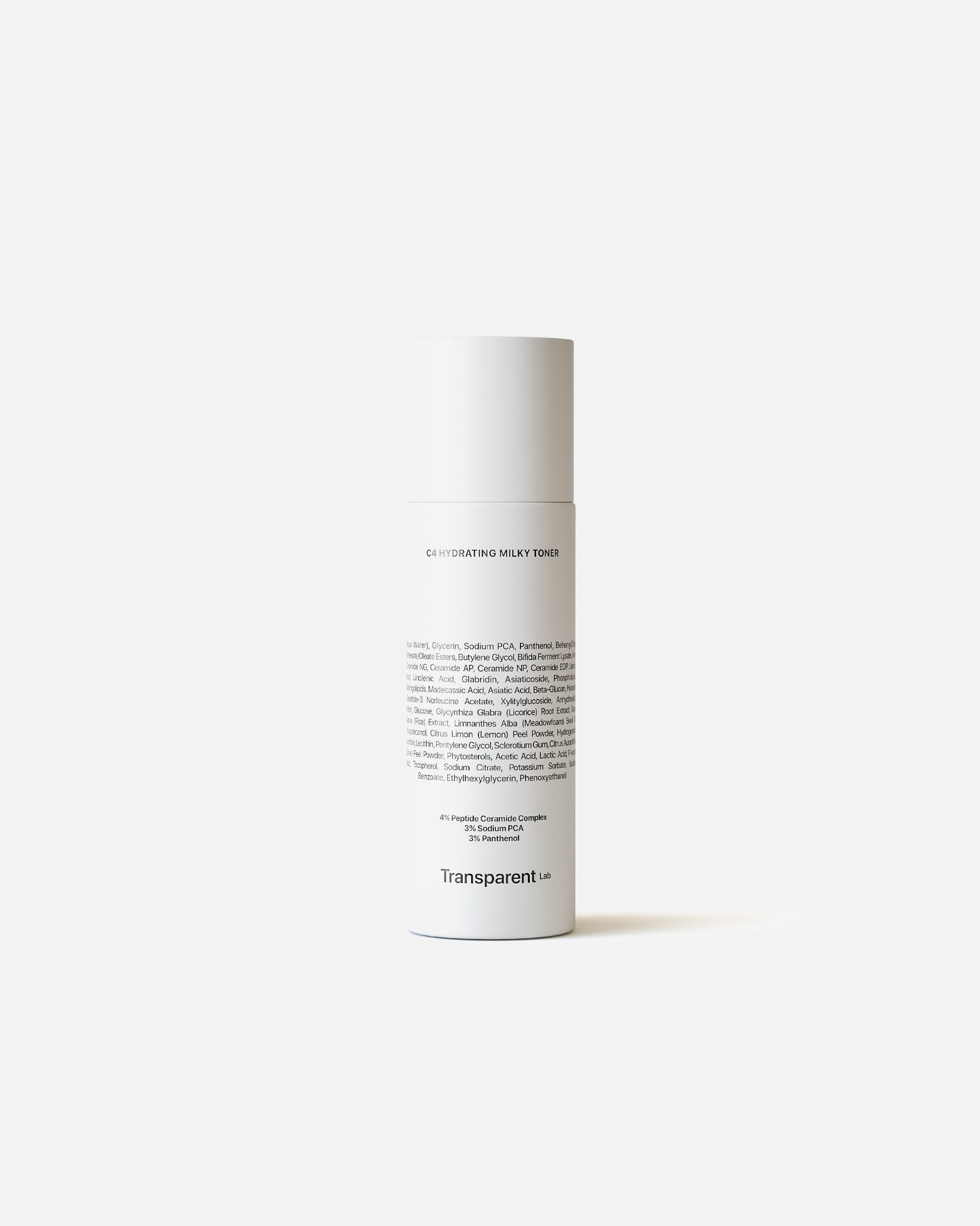 Gesichtstoner für Unisex Transparent Lab C4 Hydrating Milky 135 ml