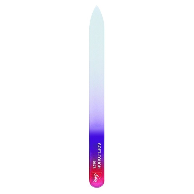 ERBE Glasfeile Soft-Touch Color rot, 14 cm
