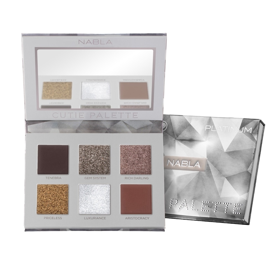 NABLA Cutie Palette Lidschatten Platinum 7.7 g Weiss