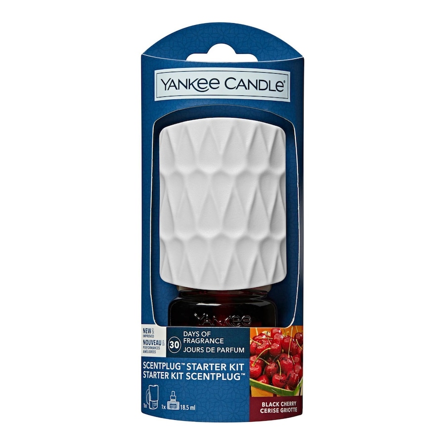 YANKEE CANDLE Scent Plug Kit Organic Pattern Black Cherry Raumduft