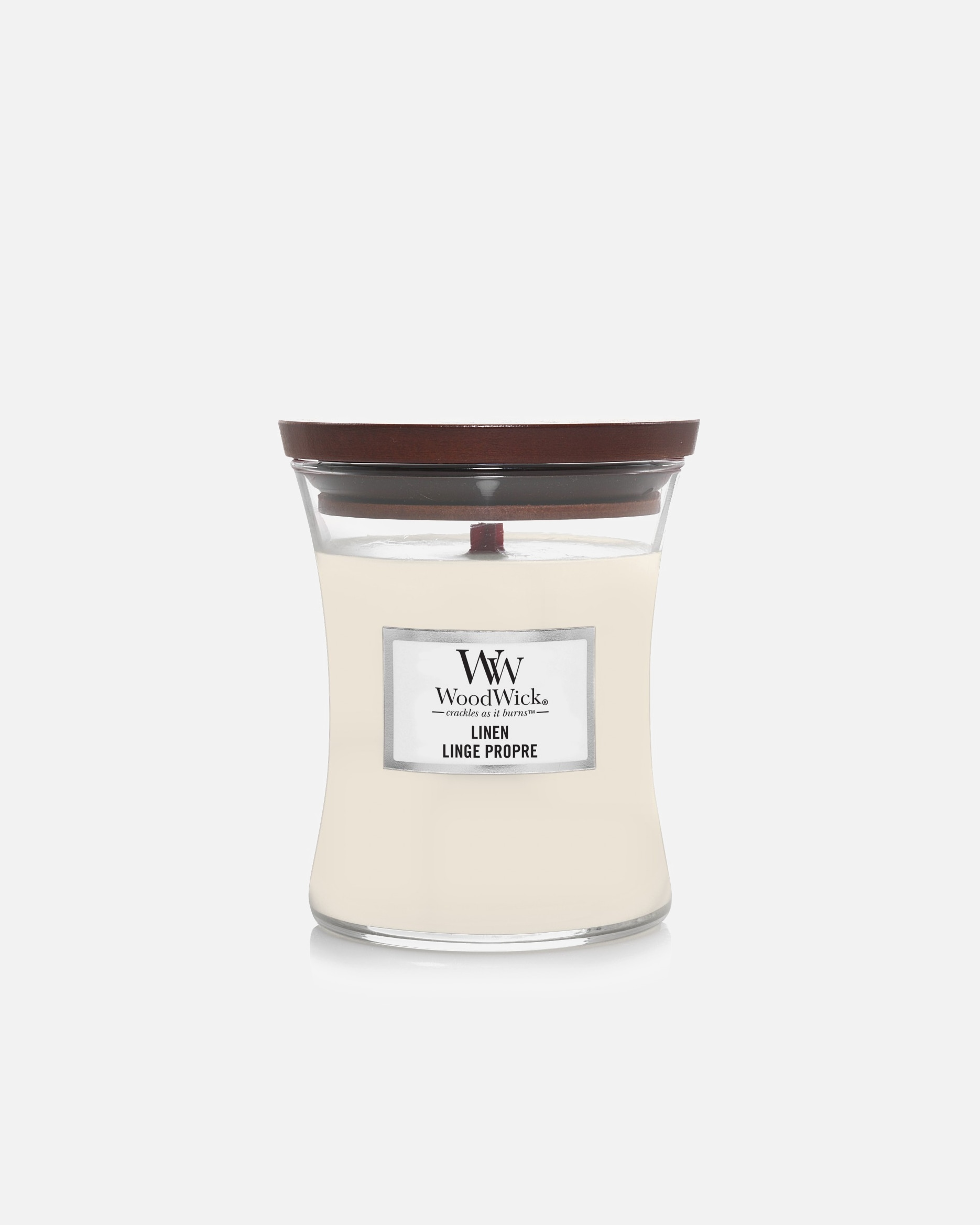 Kerze für Unisex WoodWick Linen 275 g