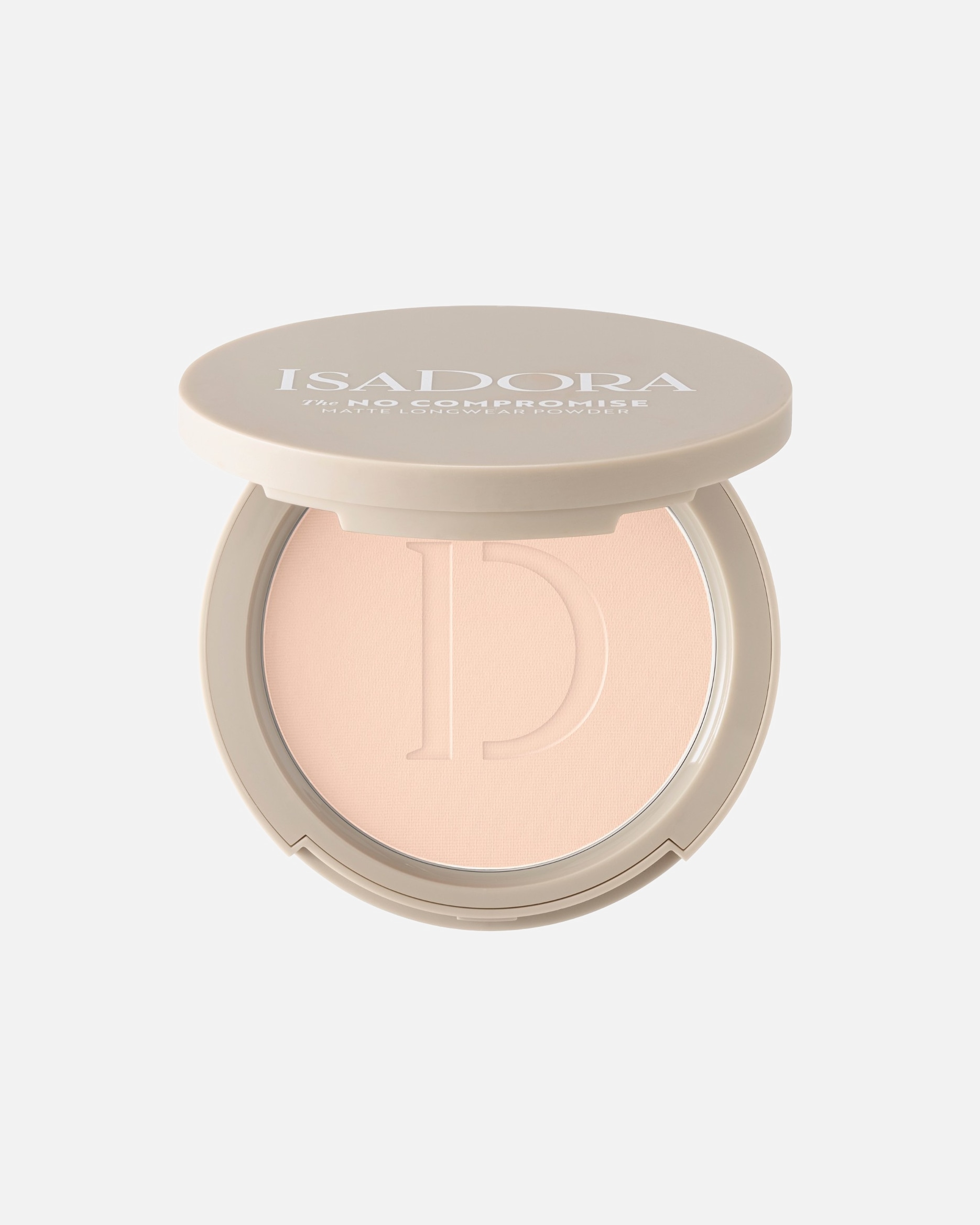 Puder für Unisex Isadora Default Brand Line The No Compromise Matte Longwear Powder 61 - COOL IVORY