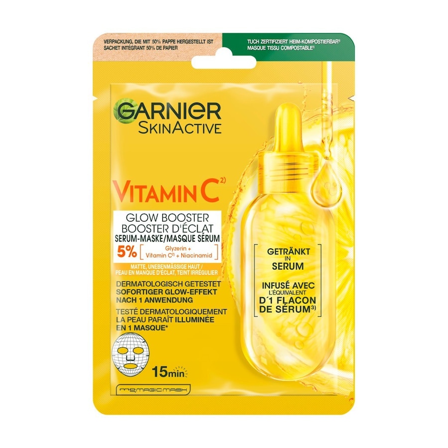 Garnier Skin Active Vitamin C Glow Booster Tuchmaske 33 g