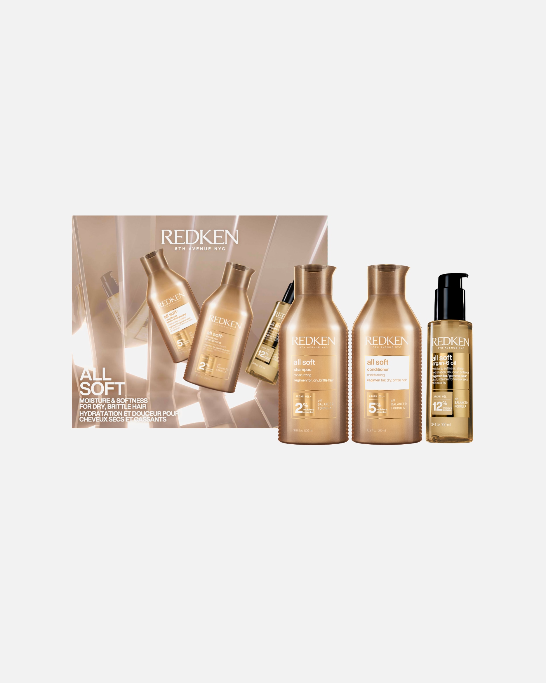 Haarpflegeset für Unisex Redken All Soft 1 Stück