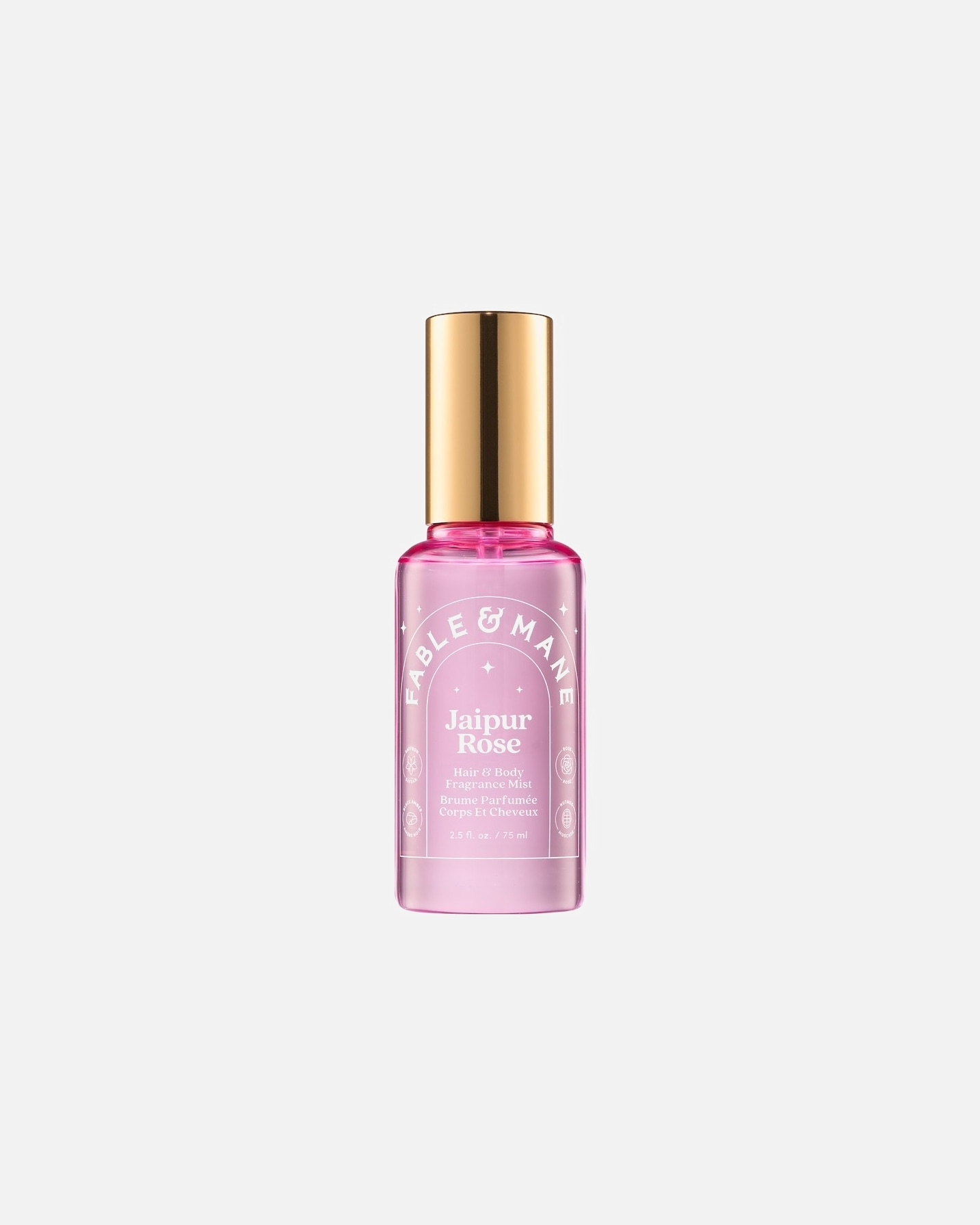 Haarparfum für Unisex Fable & Mane Jaipur Rose Hair & Body Mist 75 ml