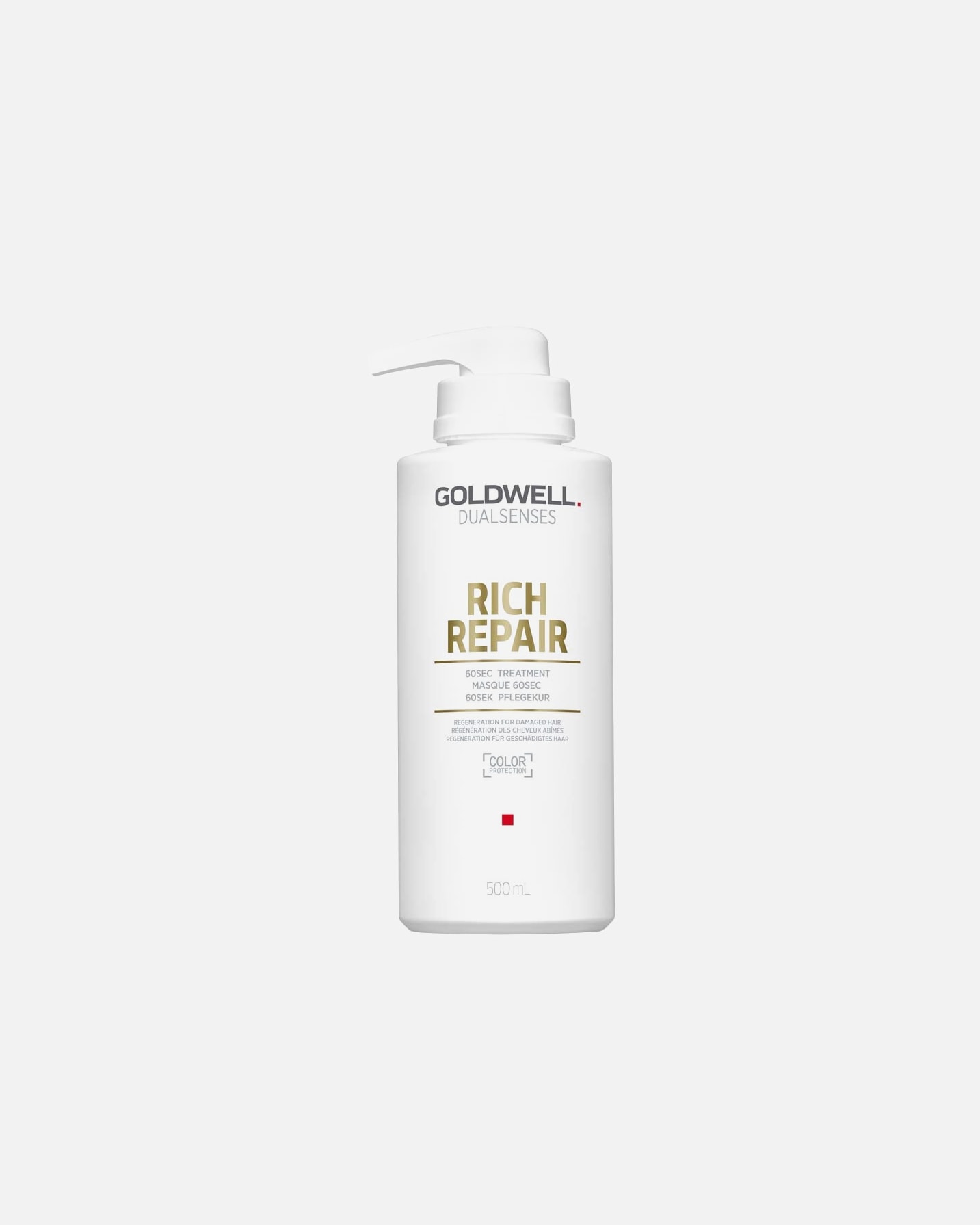Haarkur für Weiblich Goldwell Dualsenses Rich Repair 60sek. Pflegekur 500 ml