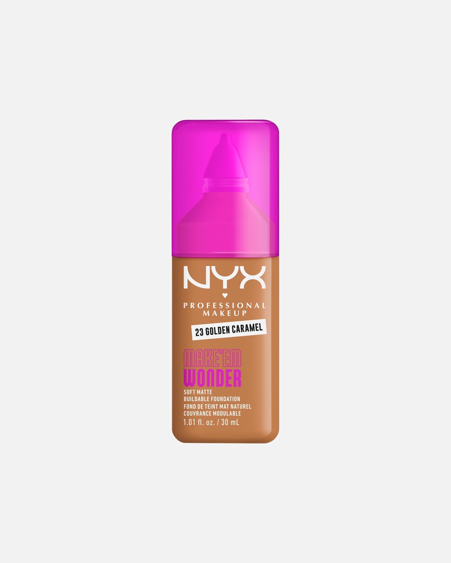 Foundation für Weiblich NYX Professional Makeup Default Brand Line Make 'EM Wonder 23 - GOLDEN CARAME