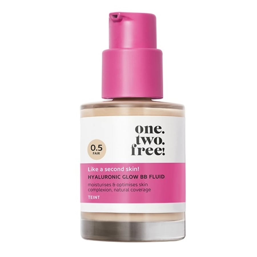 one.two.free! Step 3: Pflege Hyaluronic Glow BB Fluid Cream 0.5 - FAIR 30 ml Nude