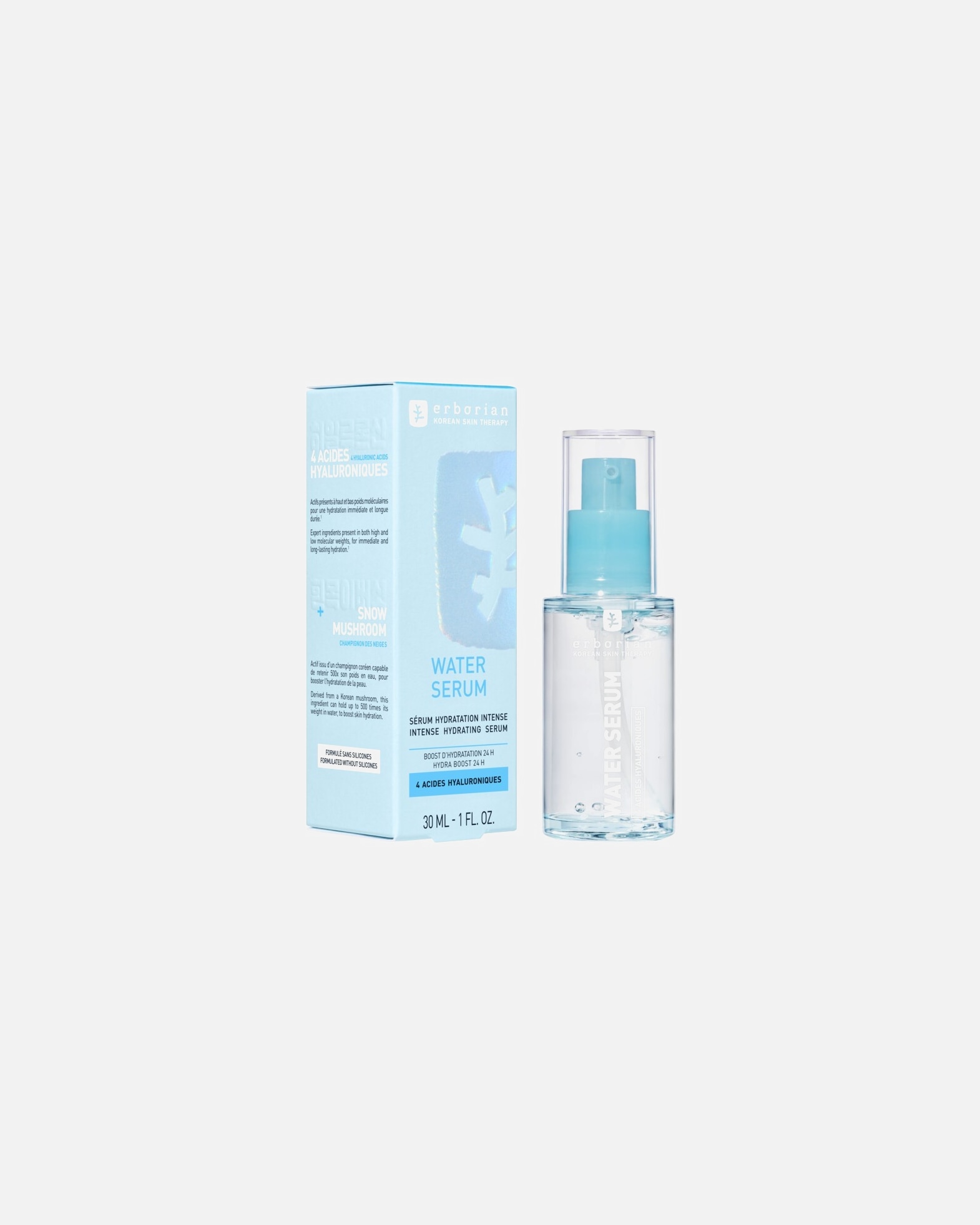 Feuchtigkeitsserum für Unisex ERBORIAN Water Serum 30 ml