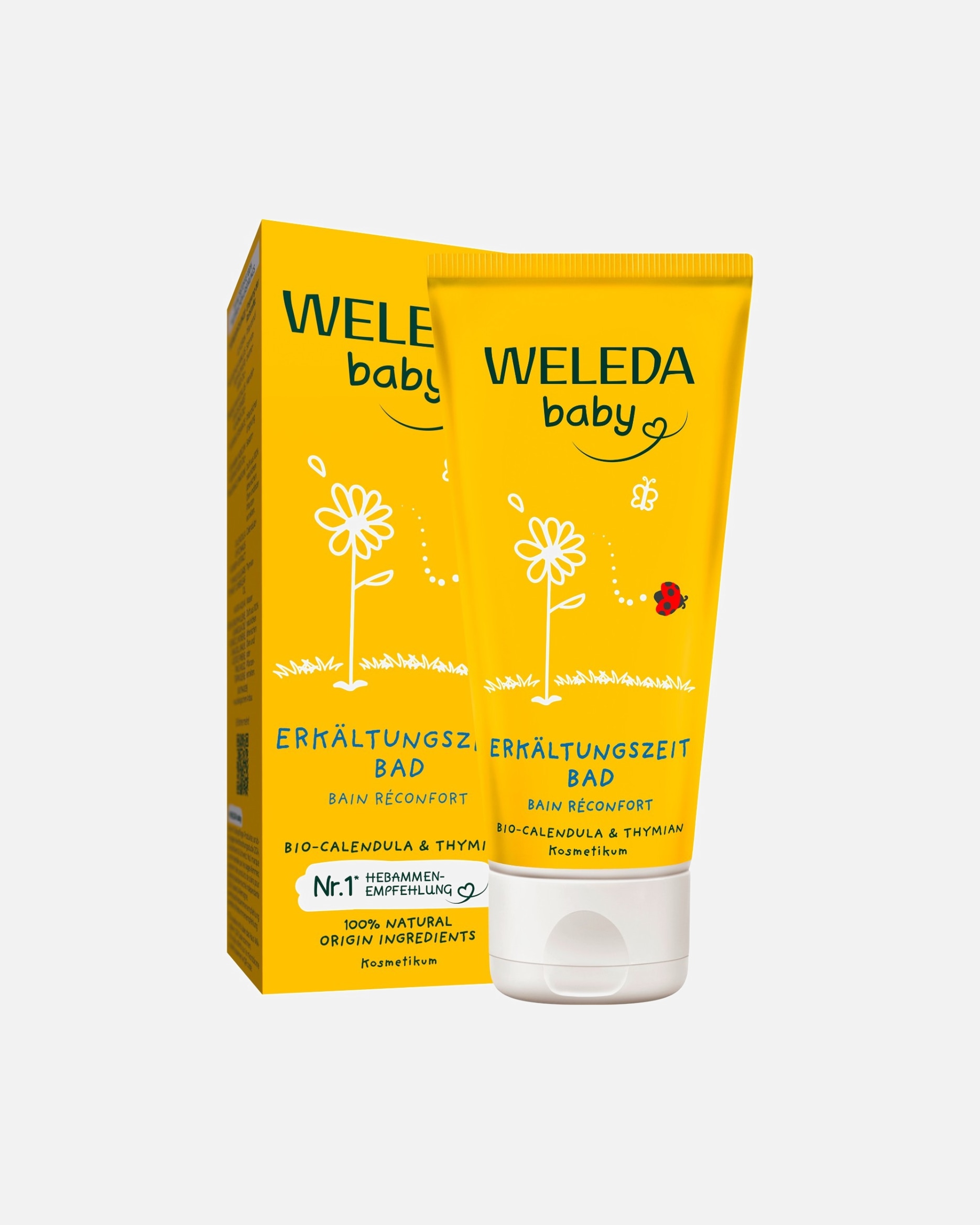 Bademilch für Unisex Weleda Calendula Erkältungszeit Bad 75 ml