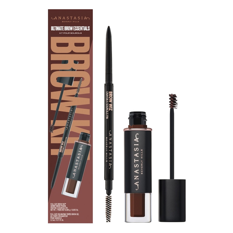 Anastasia Beverly Hills Ultimate Brow Essentials Augenbrauen Make-up Set Dark Brown Braun