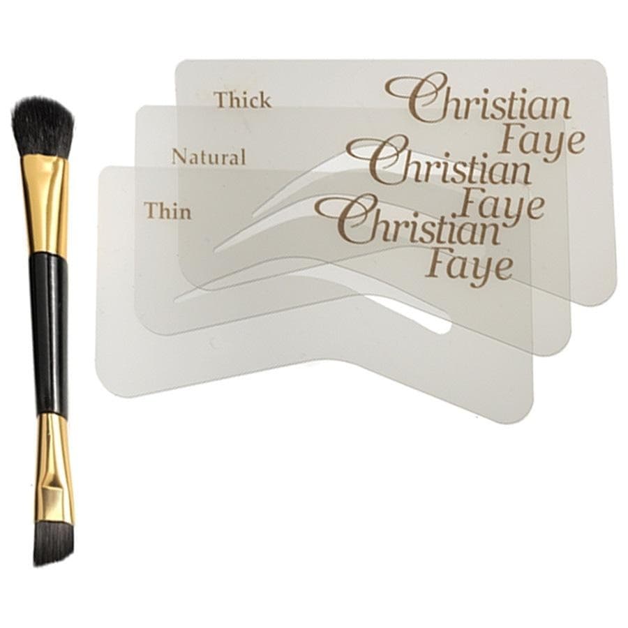Christian Faye Brush / Stencil Set Augenbrauenpinsel