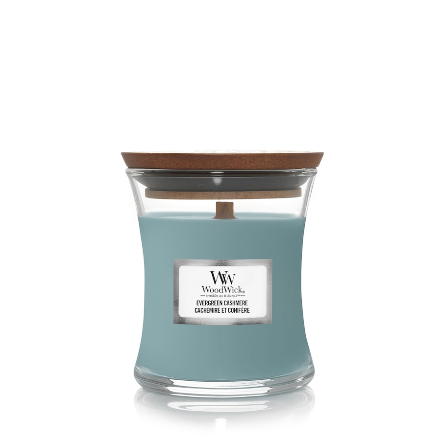 WoodWick Evergreen Cashmere Kerze 85 g