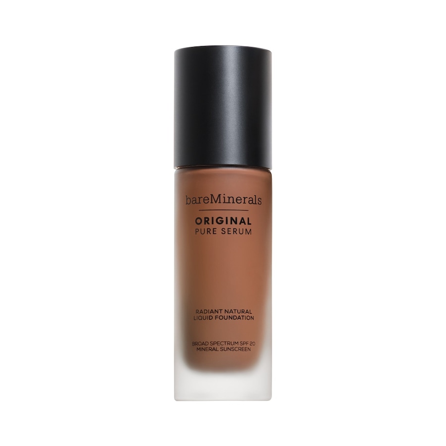 bareMinerals Original Pure Serum Radiant Natural Liquid Mineral Spf 20 Foundation DEEP COOL 5 30 ml Braun
