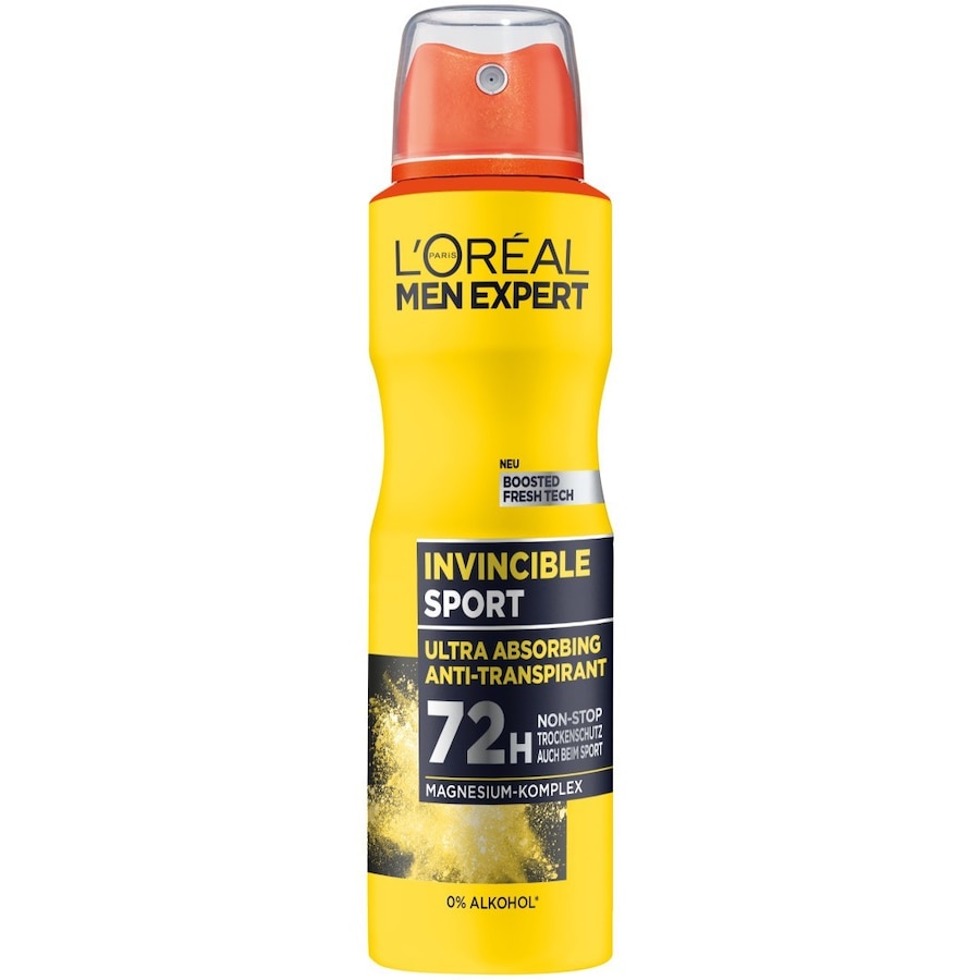 L ́Oréal Men Expert Invincible Sport 72H Anti-Transpirant Ultra Absorbing Deodorant 150 ml Herren