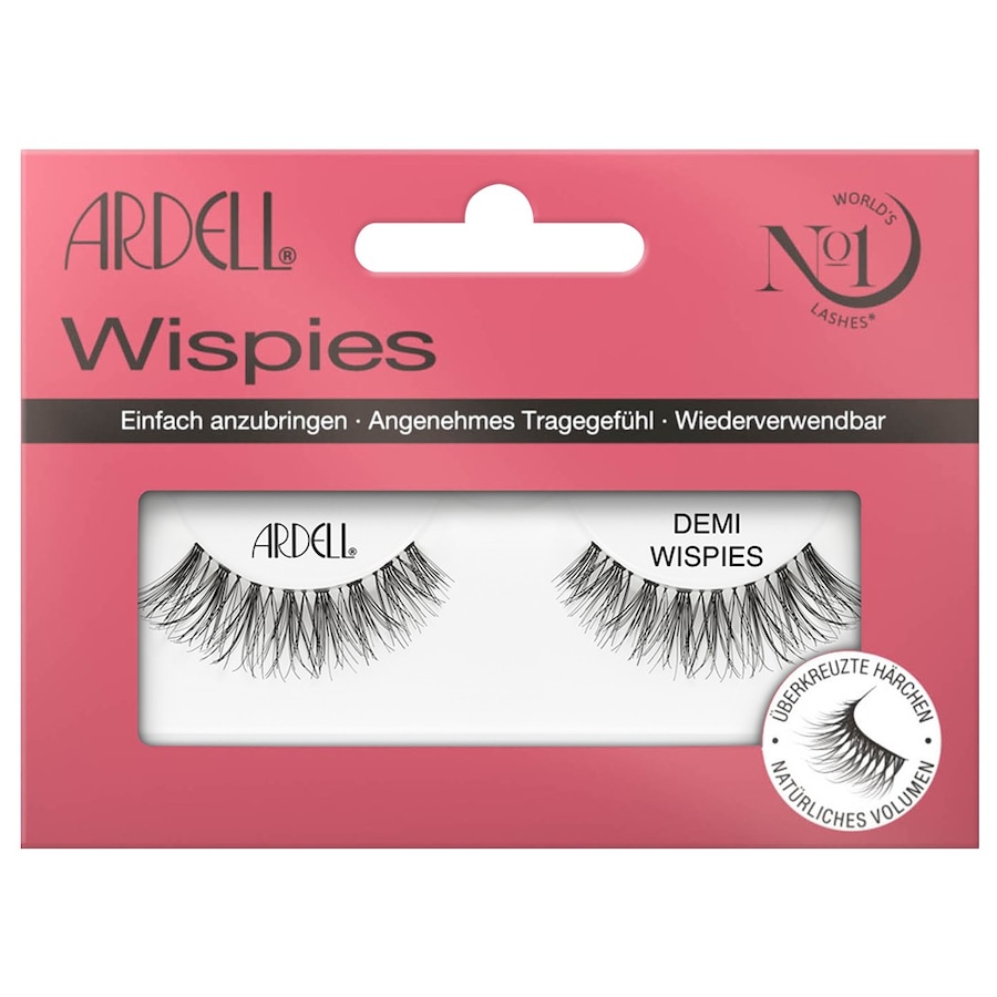 Ardell Wispies Künstliche Wimpern Black Schwarz