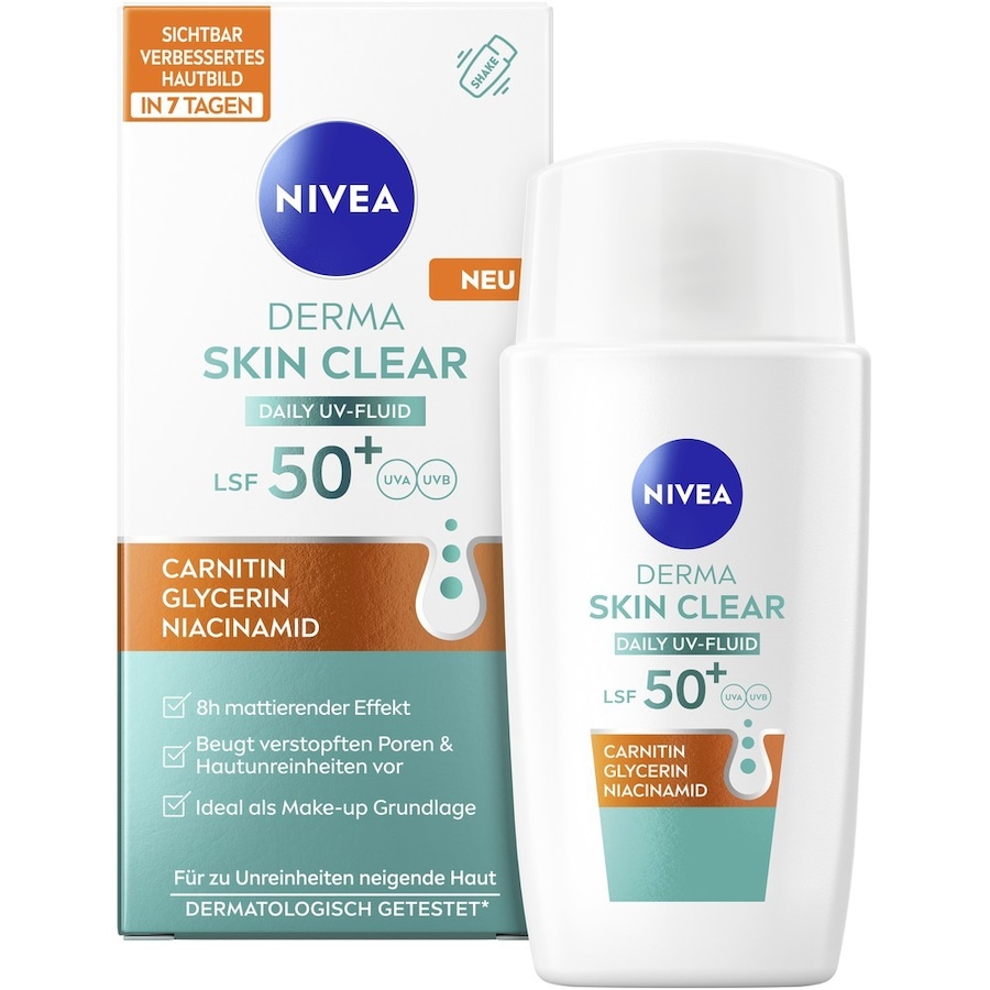 NIVEA Derma Skin Clear Daily UV FLuid LSF 50+ Tagescreme 40 ml