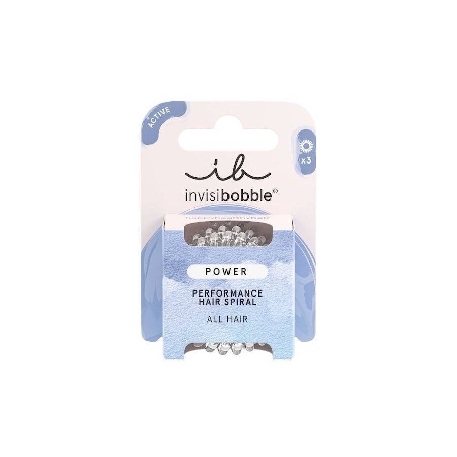 Invisibobble Power Crystal Clear Haargummi TRANSPARENT Weiss